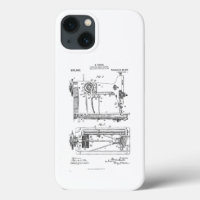 Hemstitch Vintage Sewing Machine Patent