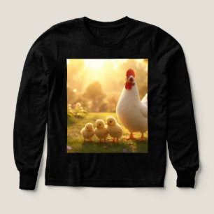 Hen and Chicks Cute Chicken Family shirt