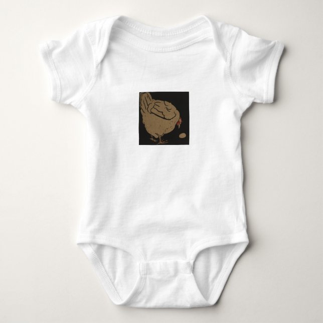 Hen Baby Bodysuit (Front)