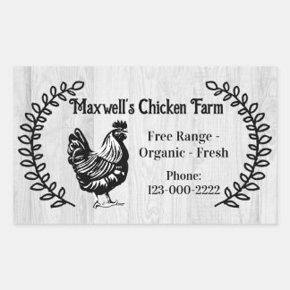 Hen Branches Classic Egg Carton Label