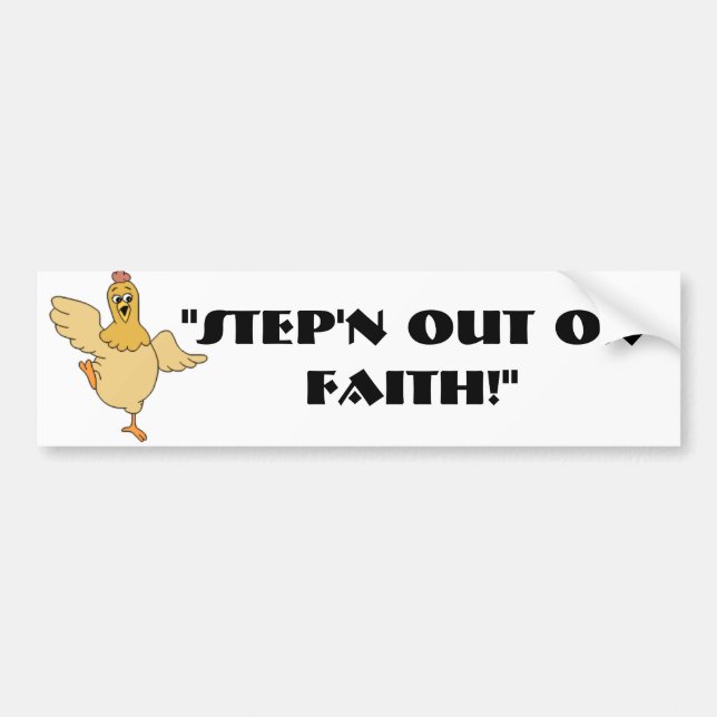 Hen Bumper Sticker (Front)