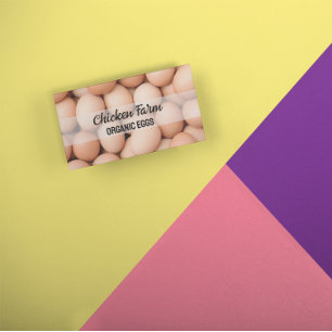 Hen Farm Organic Bio Eggs Business Card
