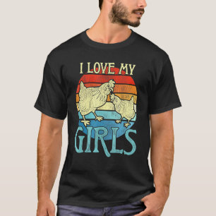 Hen Farmer Farm Animal Bird Lover Farming Chicken T-Shirt