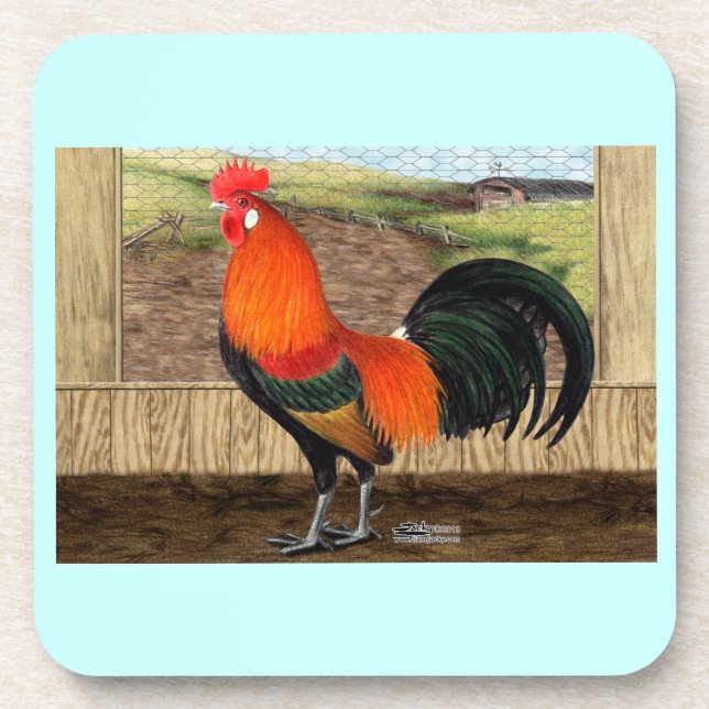 Hen House Hero Coaster (Front)