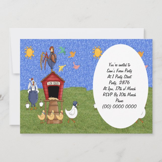 Hen House Invitation (Front)