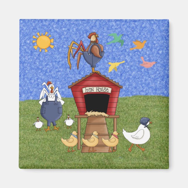 Hen House Magnet (Front)