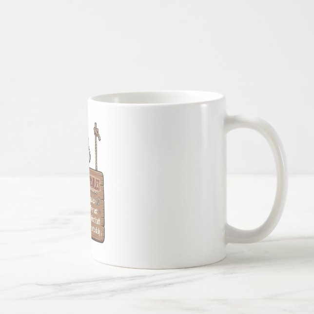 Hen House Rules Funny Chicken Mug (Right)