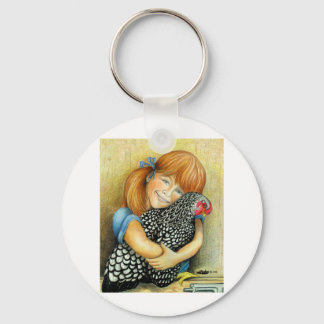 Hen Hugger Key Ring