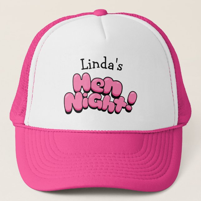 Hen night trucker hat (Front)