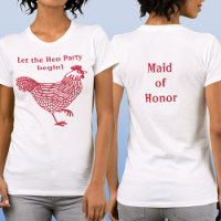 Hen Party Bachelorette Maid of Honour T-Shirt
