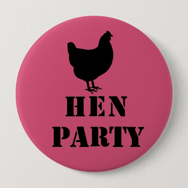 "Hen Party" badges (Front)
