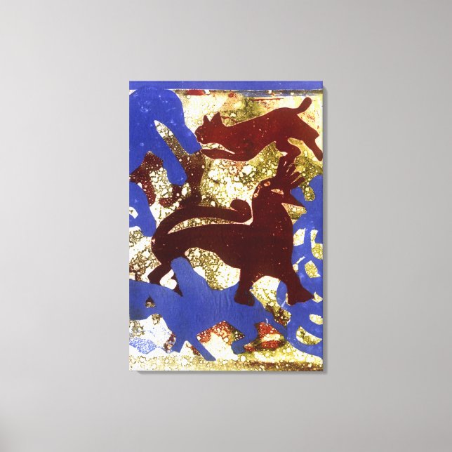 Hen Party Canvas Print (Front)