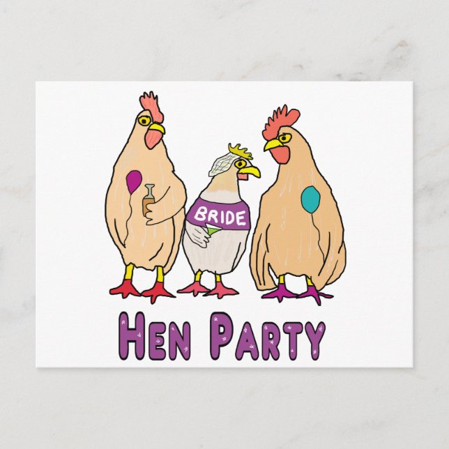 Hen Party Postcard (Front)