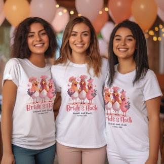 Hen Party Tee - Bride's Flock - Bachelorette Party