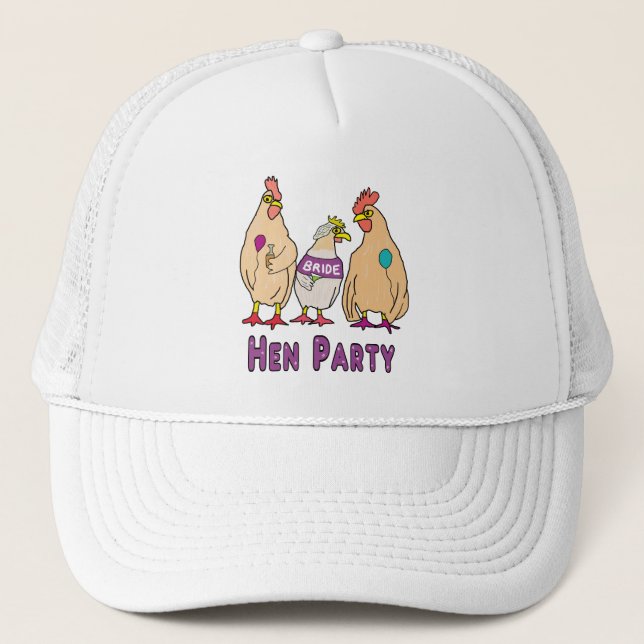 Hen Party Trucker Hat (Front)