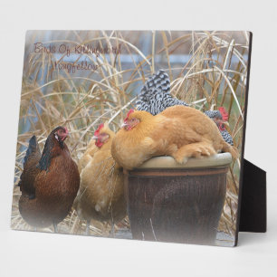 Hen Plaque