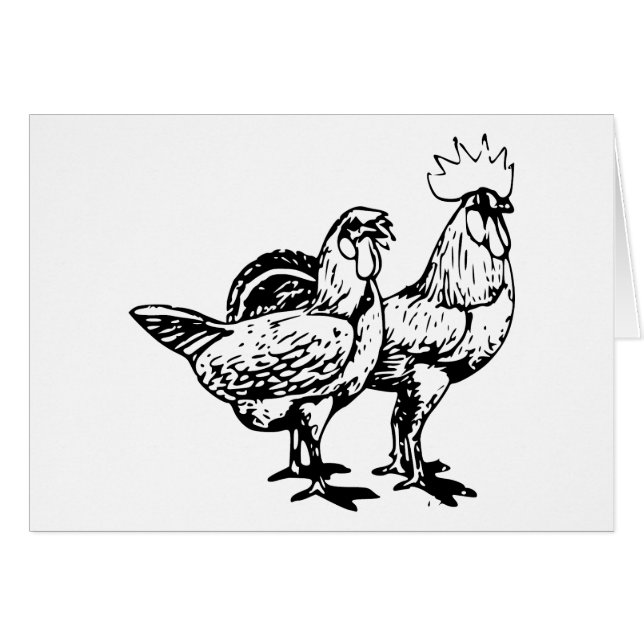 Hen & Rooster (Front Horizontal)