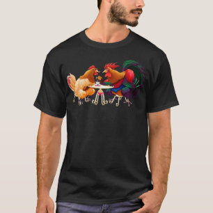 Hen Rooster Caf T-Shirt