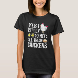 Hen Rooster Farm Animal Lover Chicken T-Shirt