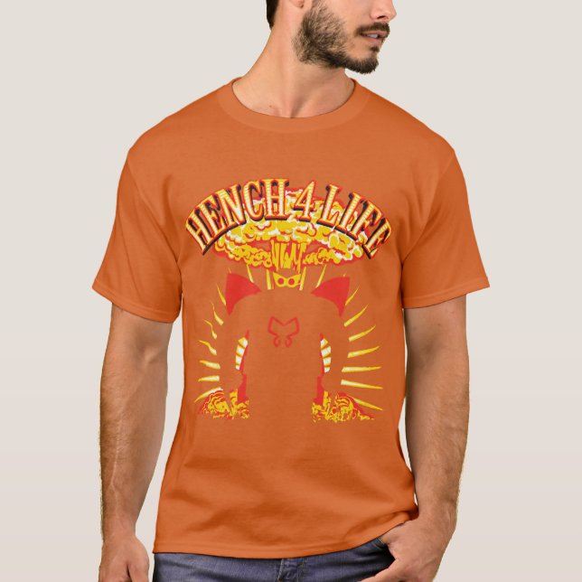 Hench for Life Venture Broseam Monarch Henchman gi T-Shirt (Front)