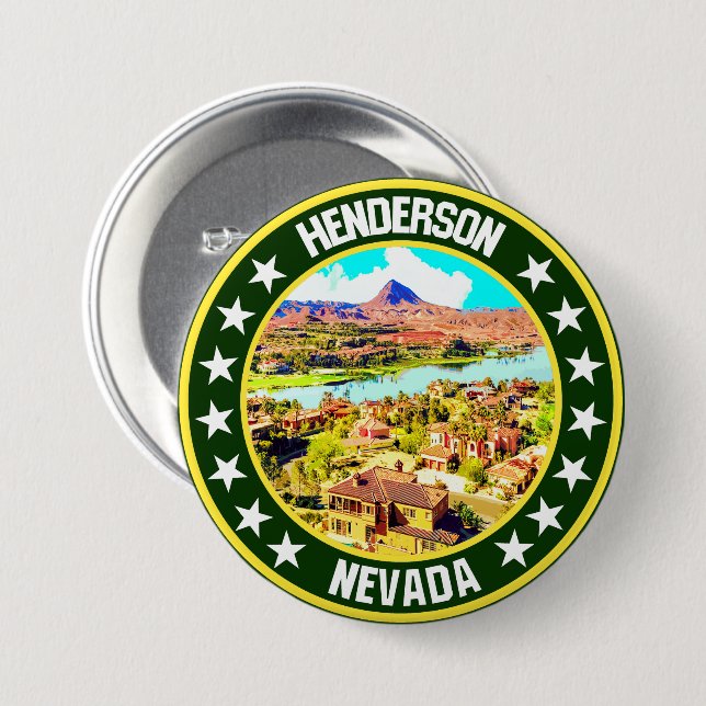 Henderson                                          7.5 cm round badge (Front & Back)