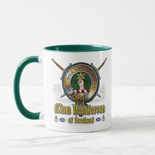 Henderson Clan Badge Mug (Left)