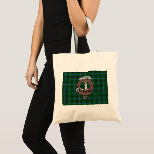 Henderson Clan Badge Tartan Tote Bag