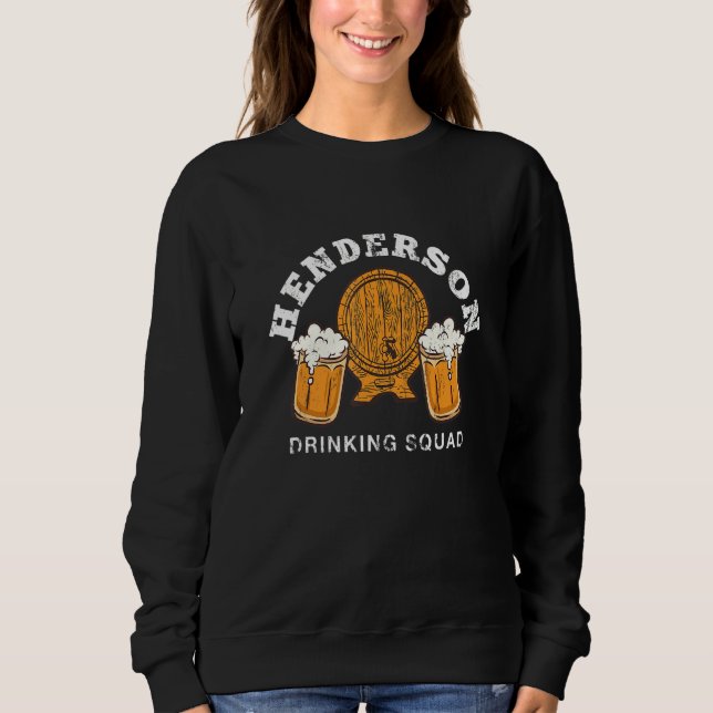 Henderson Drinking Squad Nevada Homebrewing Nv Bre Sweatshirt (Front)