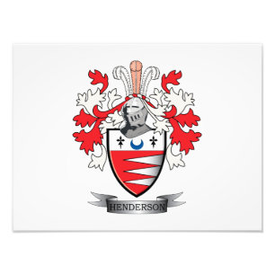 Henderson Family Crest Coat of Arms Photo Print