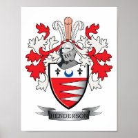 Henderson Family Crest Coat of Arms