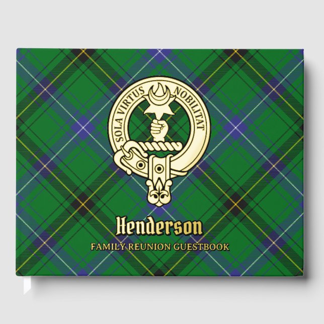 Henderson Family Reunion Guest Book (Front)