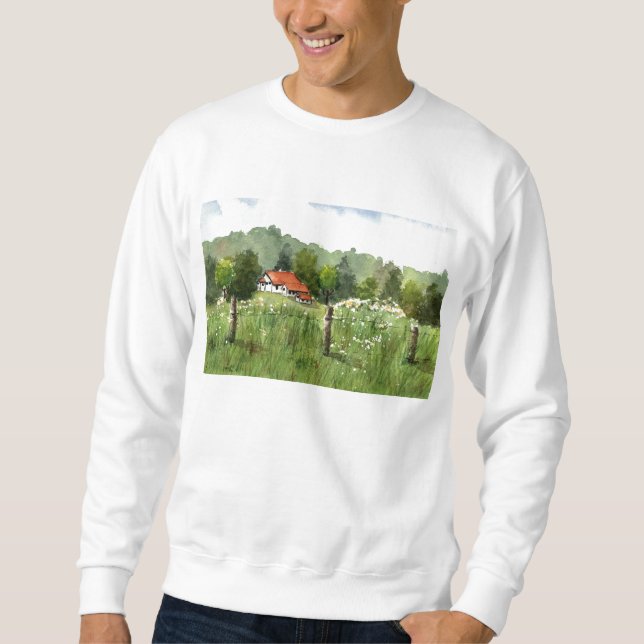 Henderson Field and Wildflowers Sweatshirt (Front)