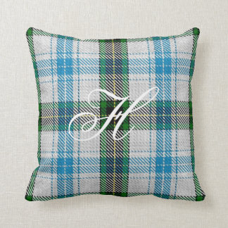 Henderson Tartan Monogram Pillow