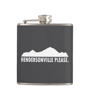 Hendersonville North Carolina Please Hip Flask