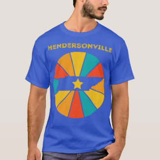 Hendersonville Tennessee Vintage Distressed Souven T-Shirt