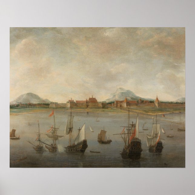 Hendrick Dubbels - View of Batavia Poster (Front)
