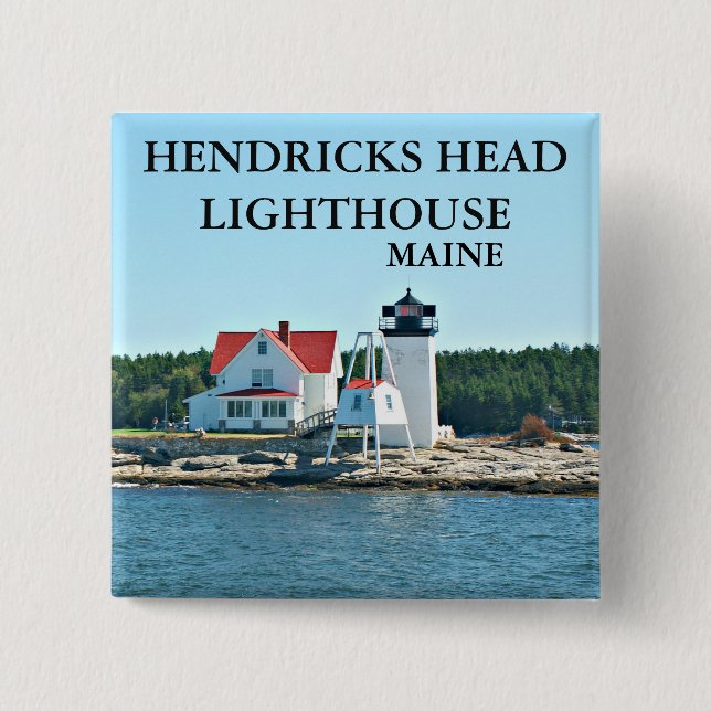 Hendricks Head Lighthouse, Maine Pin (Front)
