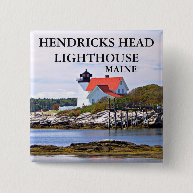 Hendricks Head Lighthouse, Maine Pin (Front)
