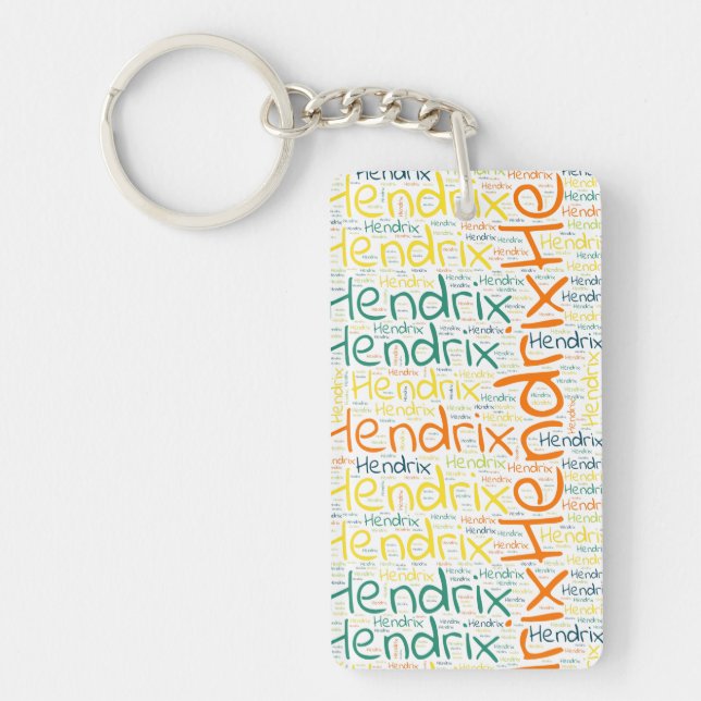 Hendrix Key Ring (Front)