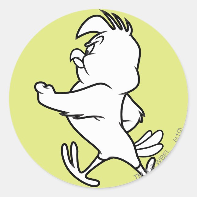 Henery Hawk Walking Classic Round Sticker (Front)