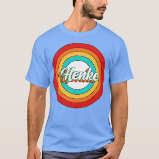 Henke Name Shirt Vintage Henke Circle