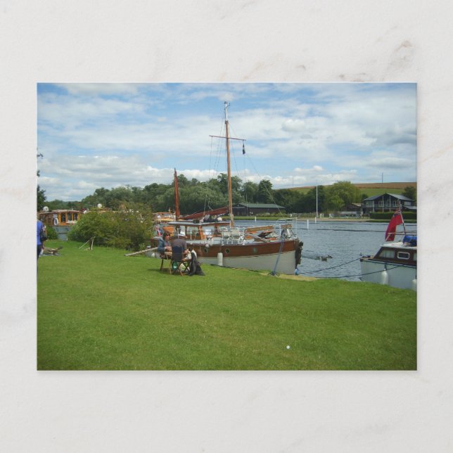 Henley on Thames, Beside the Thames Postcard (Front)