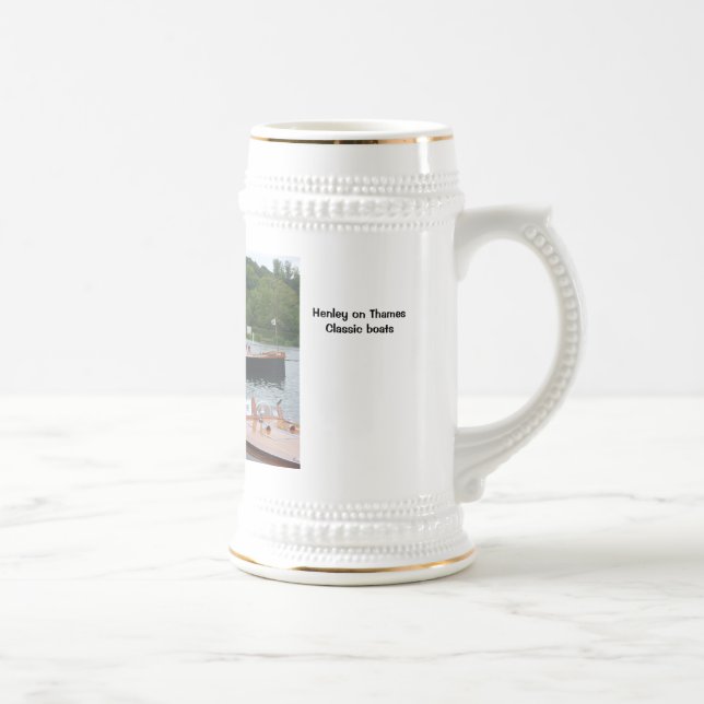 Henley on Thames Classic boats Beer Stein (Right)