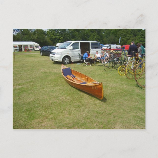 Henley on Thames, Classic canoe Postcard (Front)