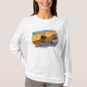 Henley-on-Thames row boats on the Thames River, T-Shirt