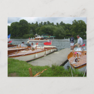 Henley on Thames, Traditional motor boats Postcard