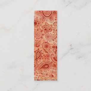 Henna Bookmark Mini Business Card