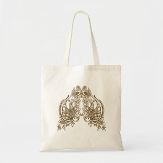 Henna design elegant tote bag