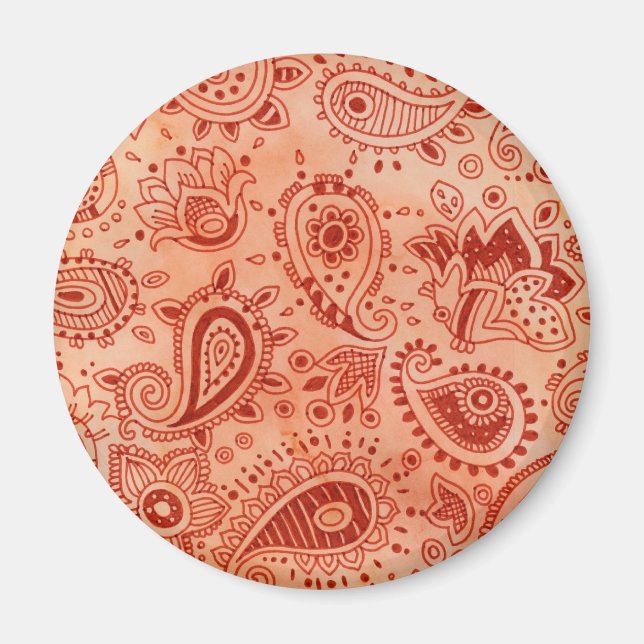 Henna Design Magnet (Front)