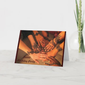 Henna Event card